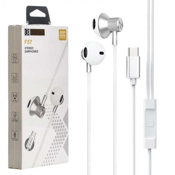 هندزفری سیمی برند نکسا مدل F57 با سری تایپ سی