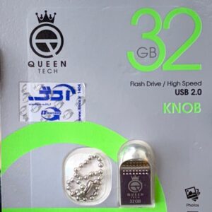 فلش مموری 32 گیگابایت کویین تک مدل Queen Tech Knob با گارانتی مادام العمر شرکتی