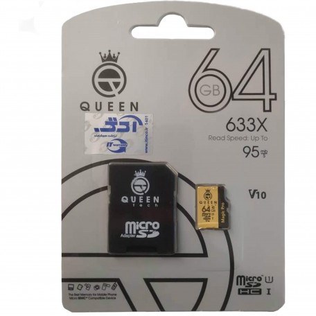 کارت حافظه کوئین تک ۶۴ گیگابایت کلاس ۱۰ سرعت ۹۵MB/s