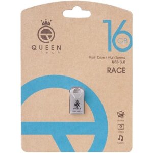 فلش مموری 16 گیگابایت کویین تک مدل Queen Tech Race با گارانتی مادام العمر شرکتی