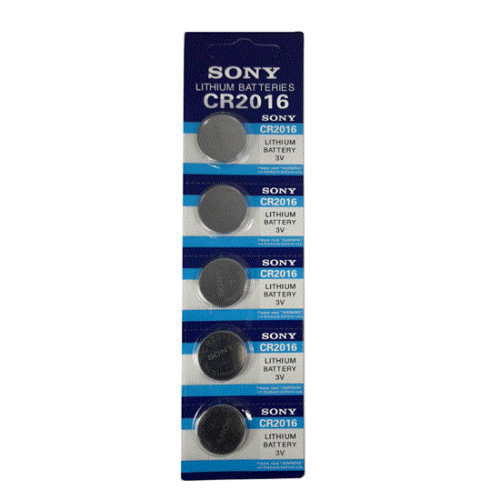 باتری سکه ای LITHIUM لیتیوم سونی SONY مدل CR2016 یک عددی