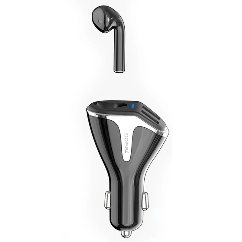 شارژر فندکی یسیدو مدل Y37-HB01 به همراه هندزفری بلوتوث