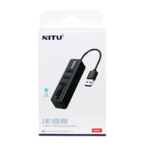 هاب 5 پورت نیتو مدل NITU NN27 5 IN 1 USB HUB