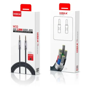کابل AUX هیسکا مدل W33 طول 1.2 متر