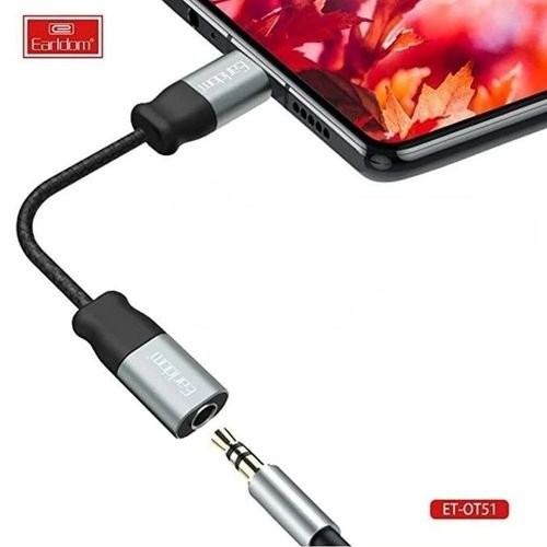 مبدل TYPE_C به جک 3.5 میلی متری ارلدام مدل OT51